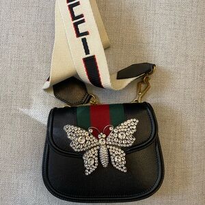 Gucci Butterfly studded handbag